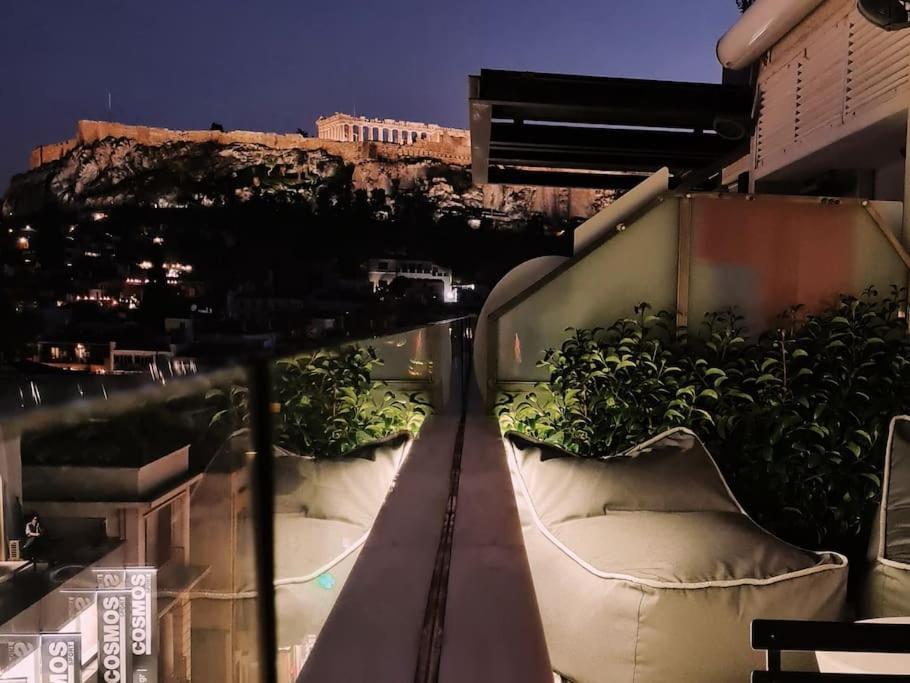 Heated Plunge Pool & Firepit Acropolis Penthouse Apartment *